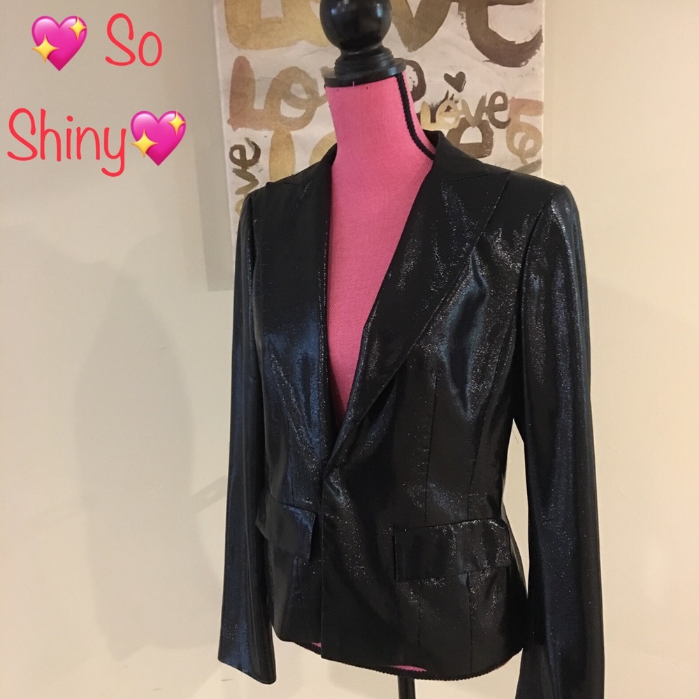 Unbelievable silky and shiny jacket by Worth.